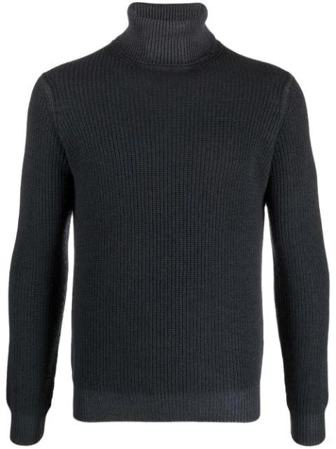roll neck merino-wool sweater by DELL'OGLIO