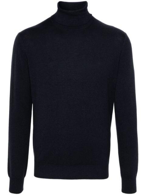 roll neck wool blend jumper by DELL'OGLIO