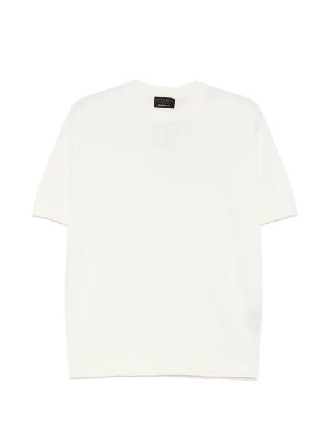 short-sleeve knitted T-shirt by DELL'OGLIO