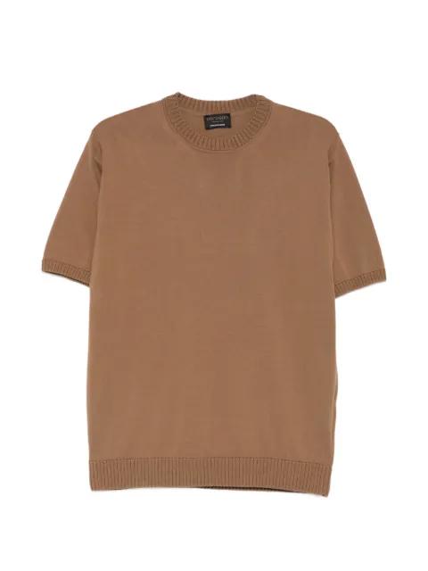 short-sleeve knitted T-shirt by DELL'OGLIO