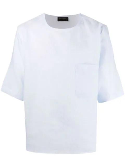 short-sleeve linen T-shirt by DELL'OGLIO