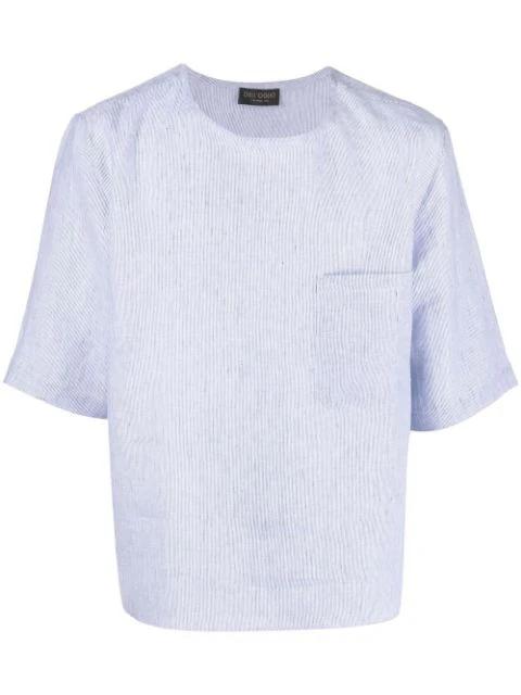 short-sleeve linen T-shirt by DELL'OGLIO