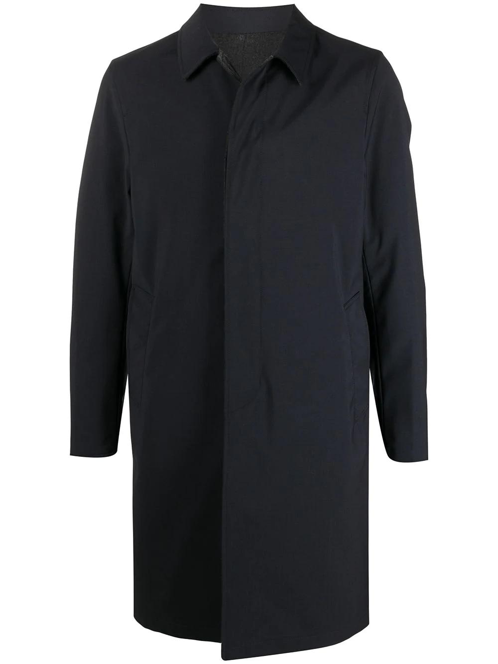 single breasted coat by DELL'OGLIO