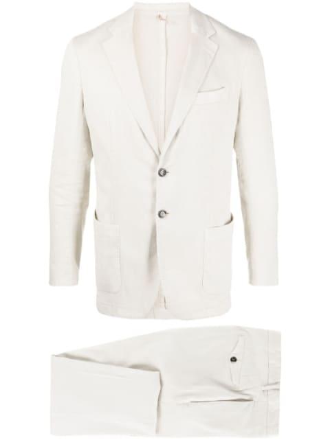 single-breasted suit set by DELL'OGLIO