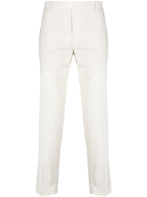 slim-cut chino trousers by DELL'OGLIO