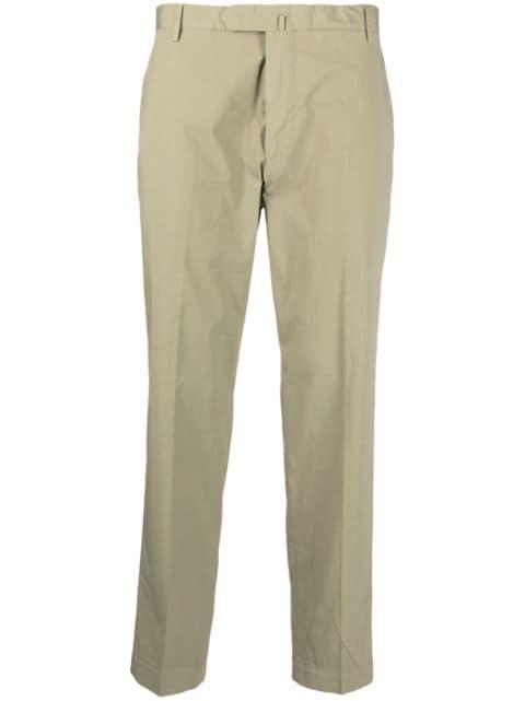 slim-cut chino trousers by DELL'OGLIO