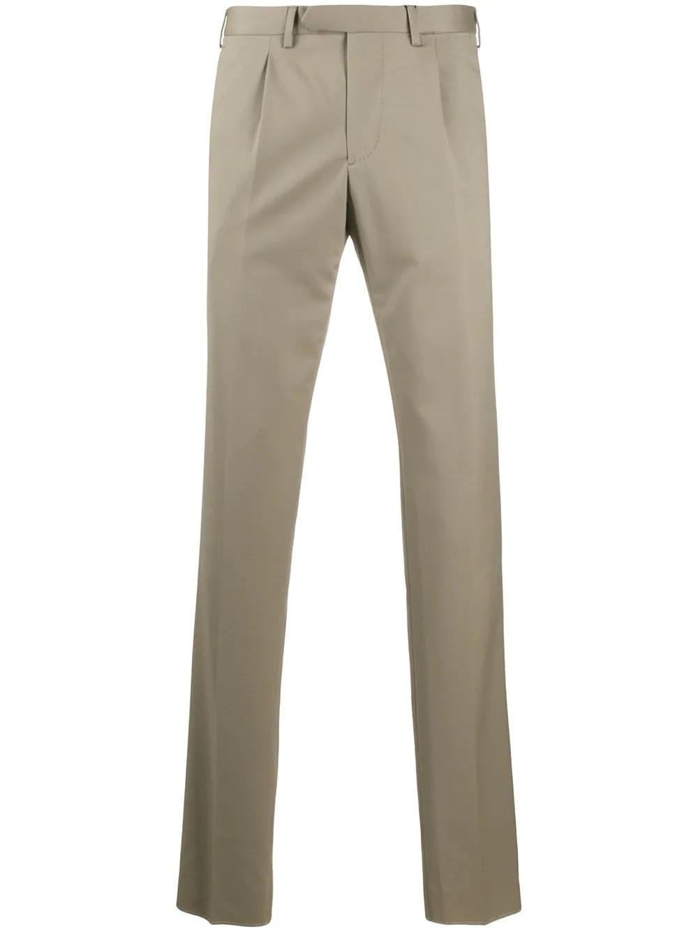 slim-fit tailored trousers by DELL'OGLIO