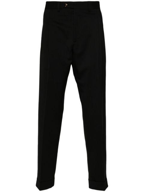 straight-leg wool-blend trousers by DELL'OGLIO