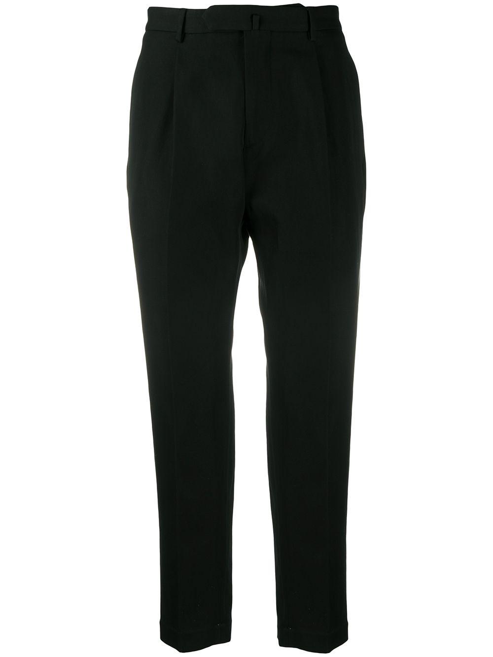 tailored cropped trousers by DELL'OGLIO