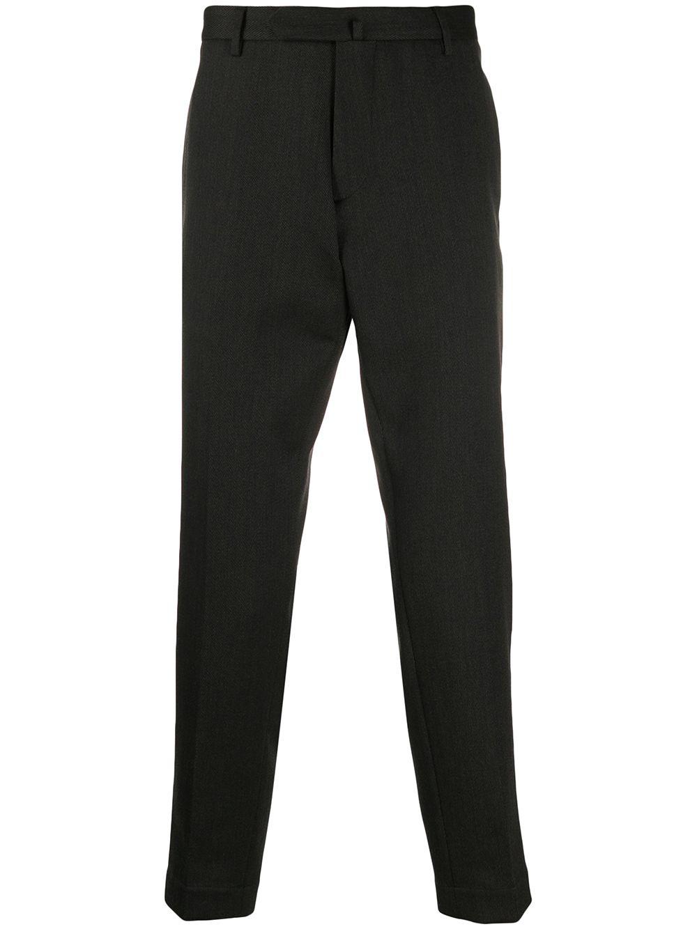 tapered wool  trousers by DELL'OGLIO
