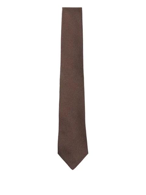 textured tie by DELL'OGLIO