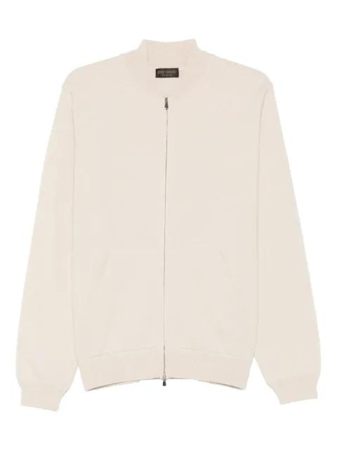 zip cardigan by DELL'OGLIO