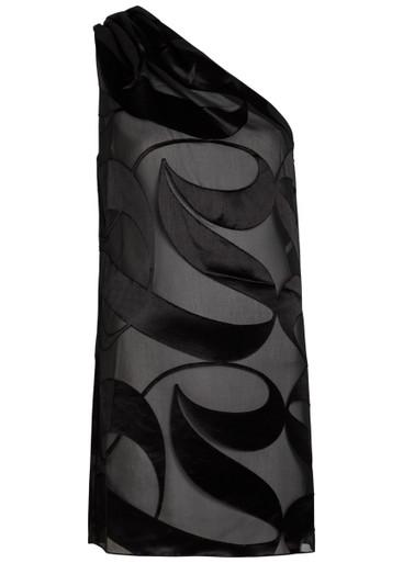Amaris devoré georgette mini dress by DELOS