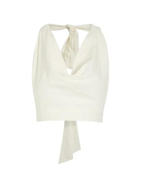 Ayla halterneck  top by DELOS
