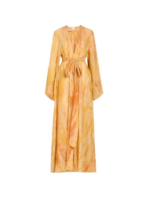 Azura abstract-print dress by DELOS