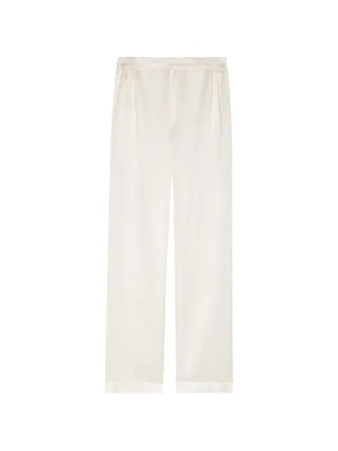 Gilbert pleated silk trousers by DELOS