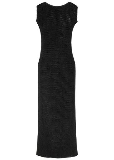 Lyra open-knit maxi dress by DELOS