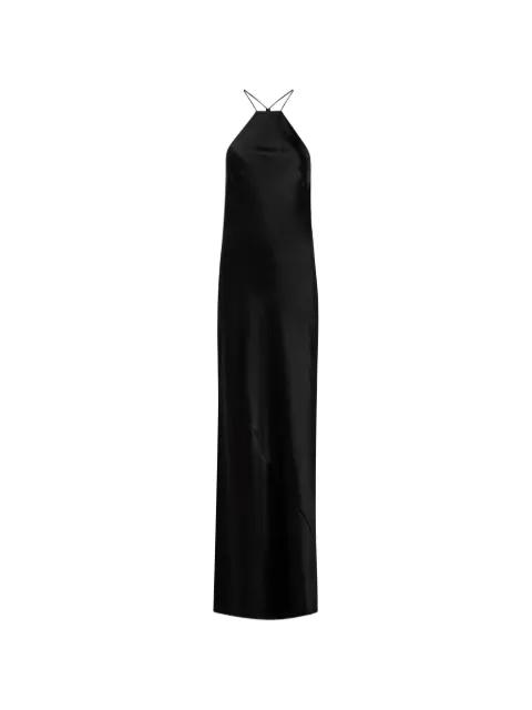 halterneck satin maxi dress by DELOS