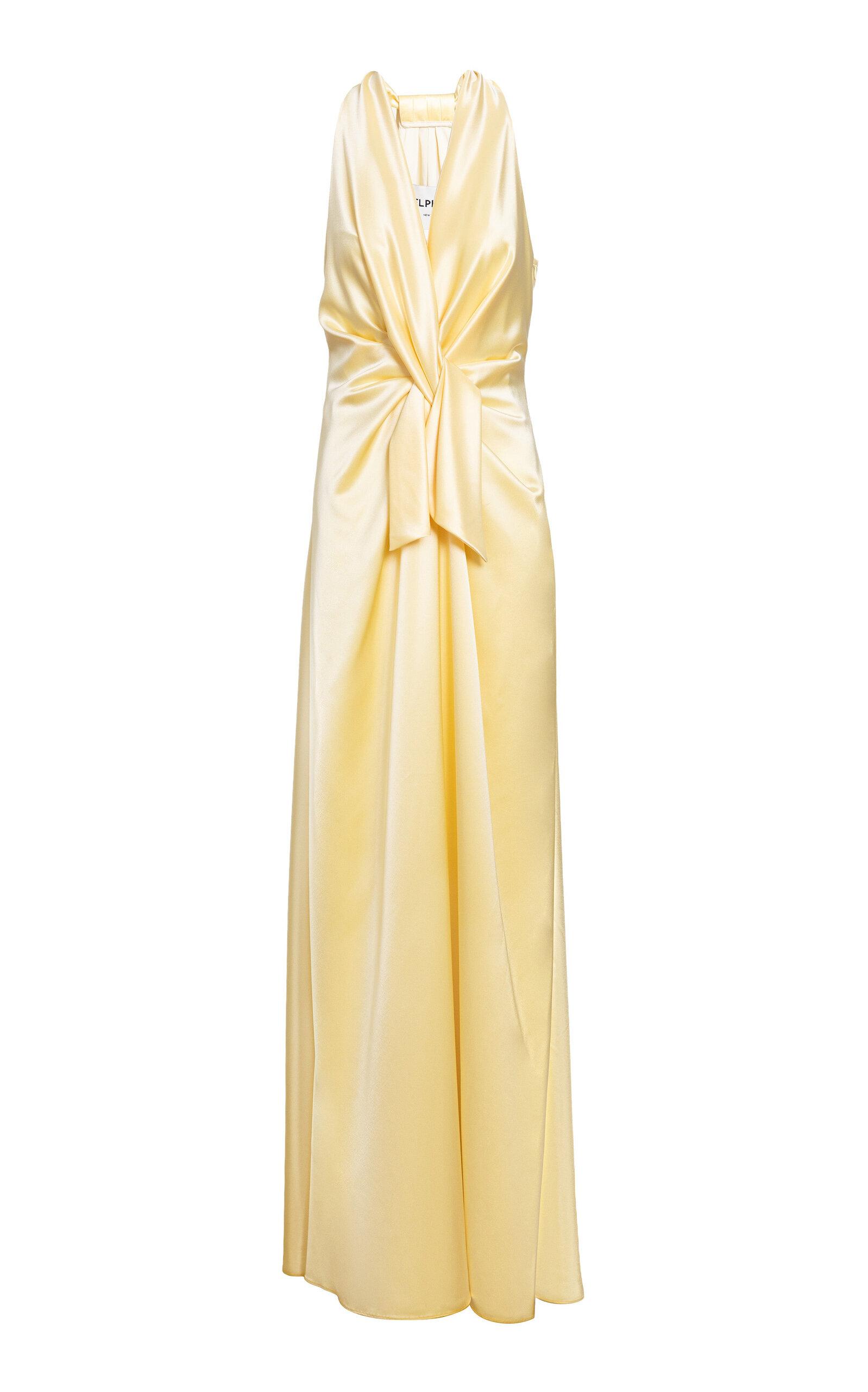 Delphine Ava Satin Gown - Moda Operandi by DELPHINE