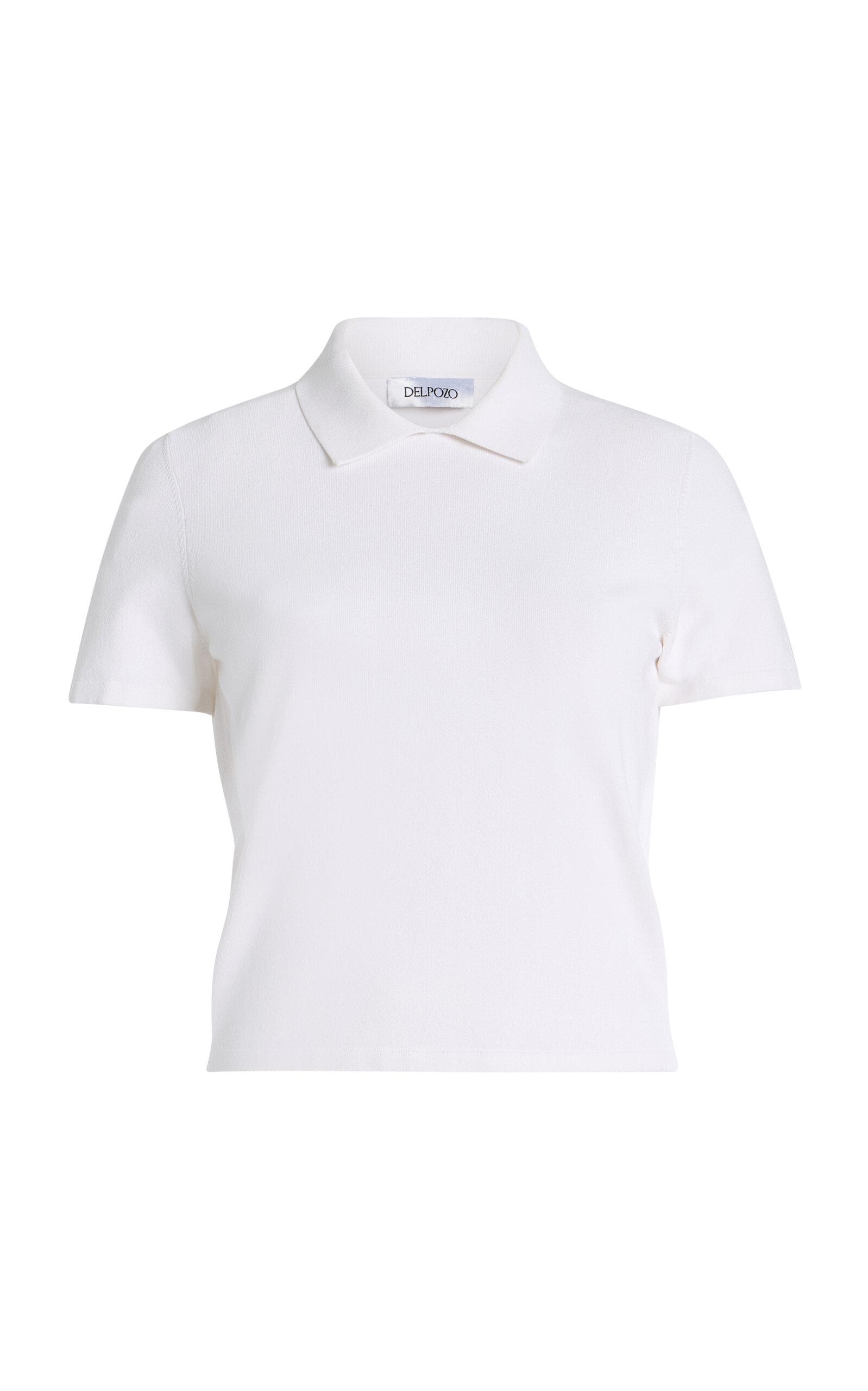 DELPOZO Exclusive Knit Polohirt - Moda Operandi by DELPOZO DELPOZO Exclusive Knit Polohirt - Moda Operandi by DELPOZO