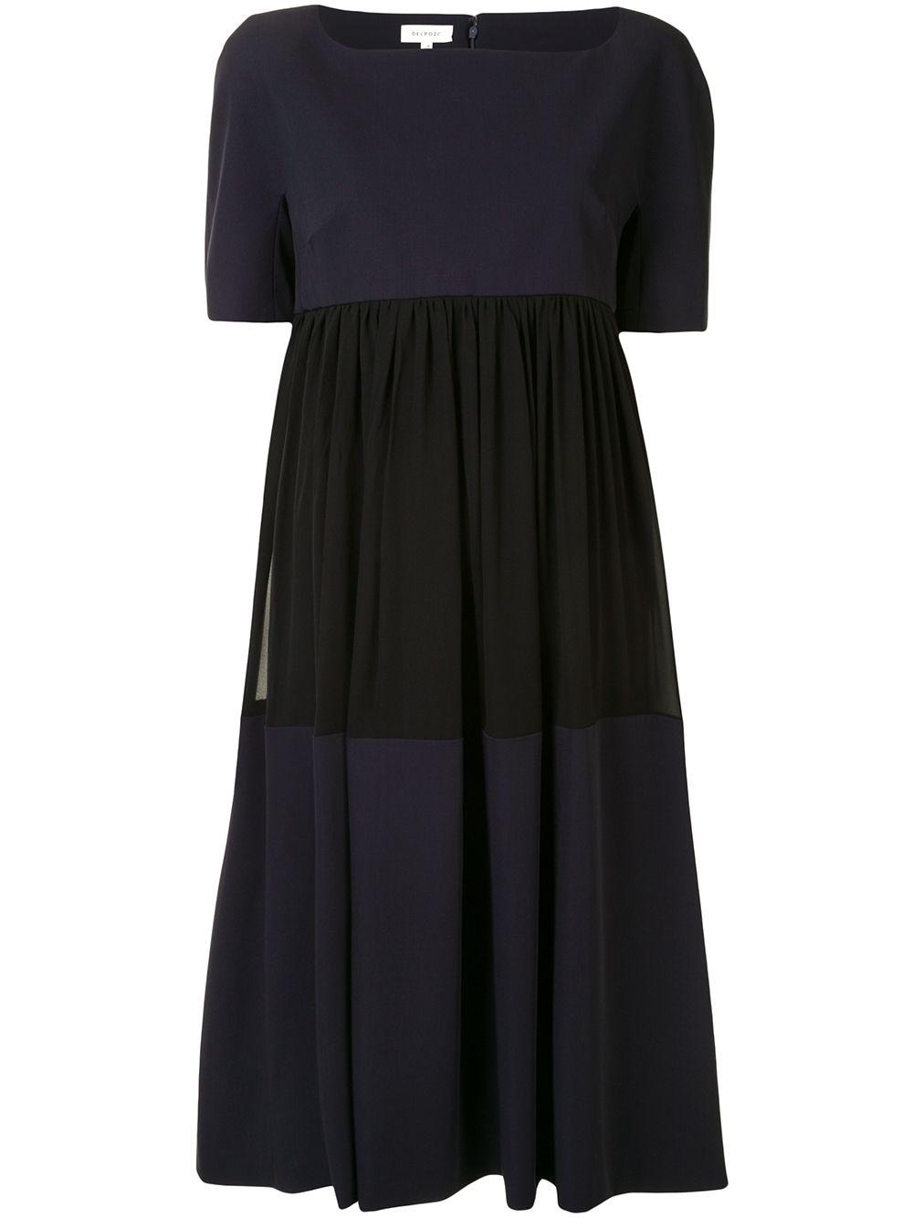 colour-block midi dress by DELPOZO