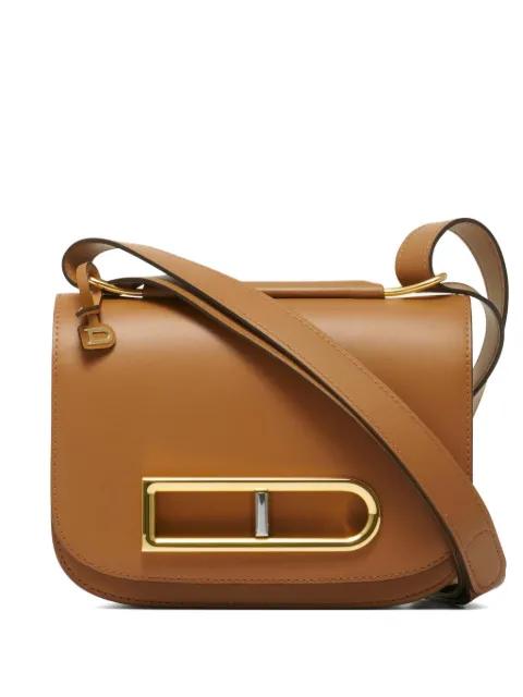 Lingot leather shoulder bag by DELVAUX