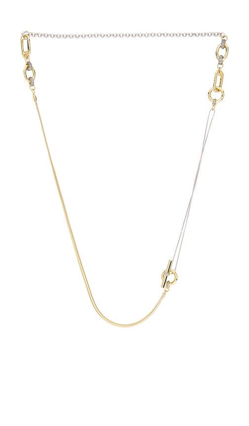 Demarson Benson Necklace in Metallic Gold by DEMARSON