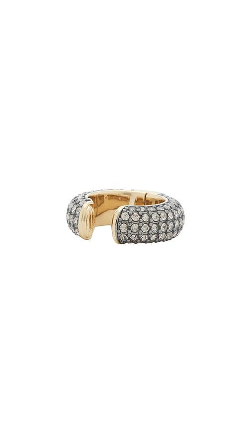 Demarson Lili Pave Ear-cuff 2.0 in Metallic Gold by DEMARSON