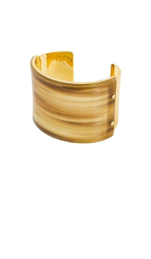 Demarson Primo Arm Cuff in Metallic Gold by DEMARSON