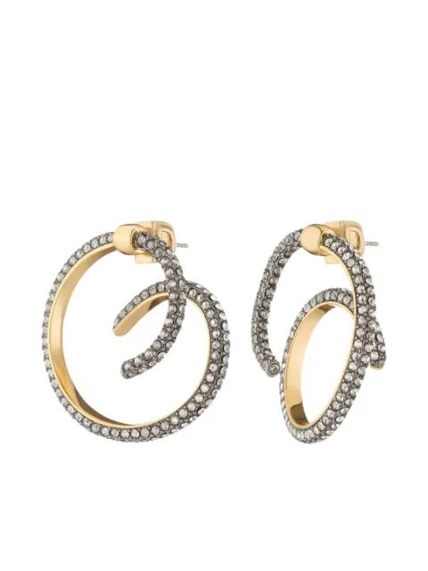 Maia crystal-embellished earrings by DEMARSON NEW YORK