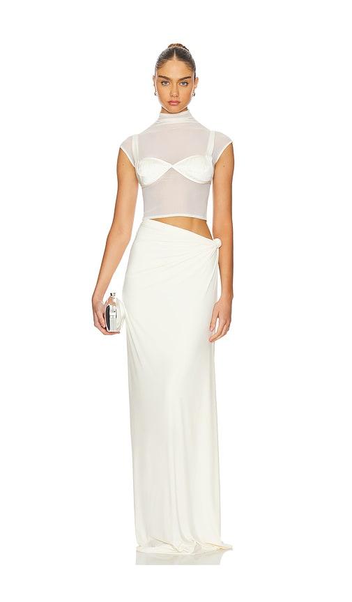 Deme by Gabriella Dove Set in Ivory by DEME BY GABRIELLA
