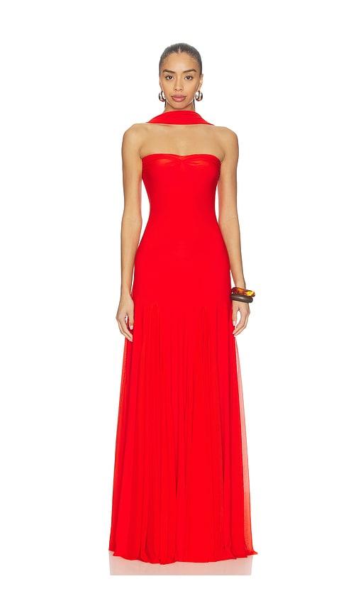 Deme by Gabriella The Berta Dress in Red by DEME BY GABRIELLA
