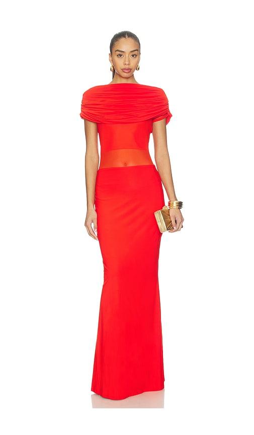 Deme by Gabriella The Taylor Dress in Red by DEME BY GABRIELLA
