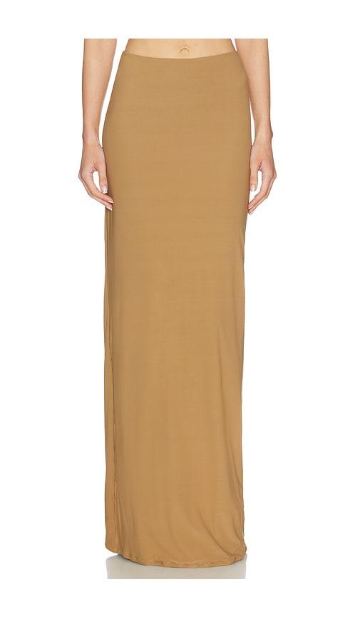 Deme by Gabriella The Zoey Skirt in Beige by DEME BY GABRIELLA