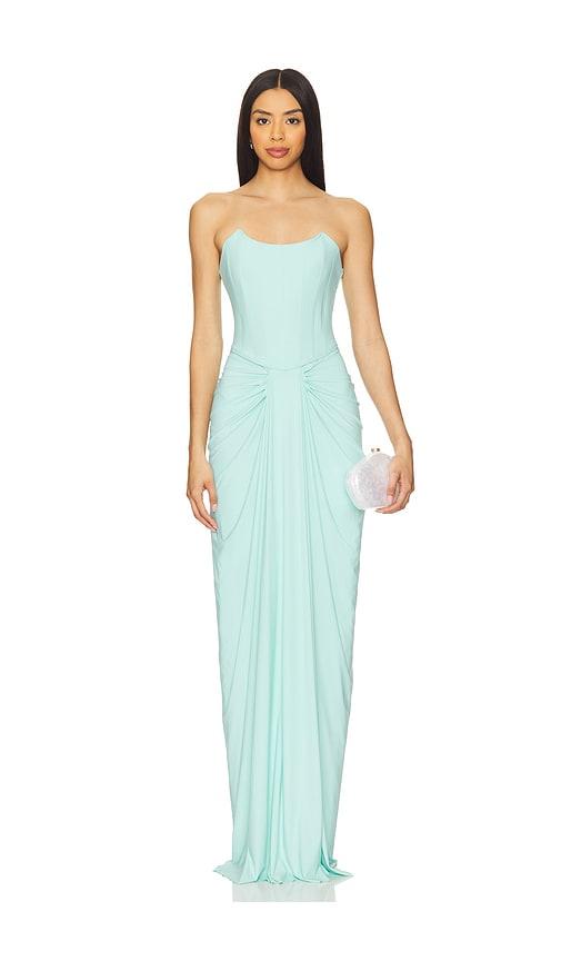 Deme by Gabriella x REVOLVE Pearl Gown in Mint by DEME BY GABRIELLA
