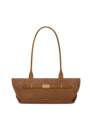 New York Suede Shoulder Bag by DEMELLIER