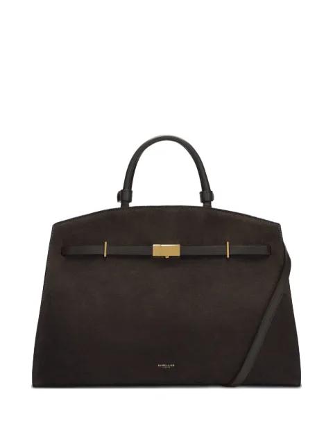 The Hudson brown tote bag by DEMELLIER