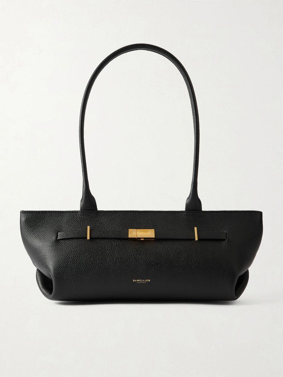 The New York Shoulder textured-leather bag by DEMELLIER