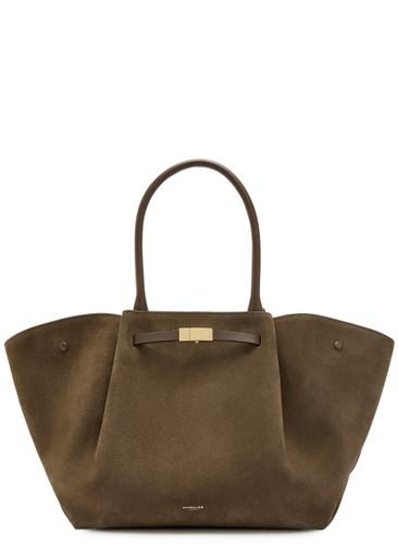 The New York grained leather tote bag by DEMELLIER