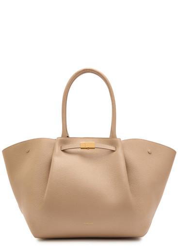 The New York grained leather tote bag by DEMELLIER