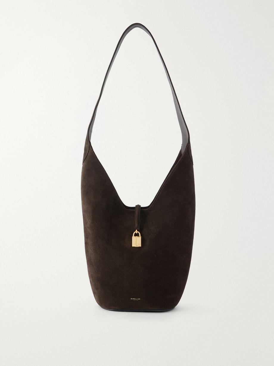 The Siena suede shoulder bag by DEMELLIER