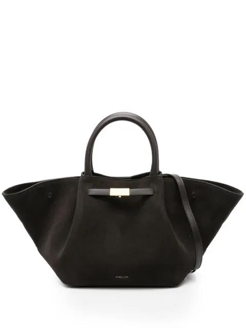 midi New York suede tote bag by DEMELLIER
