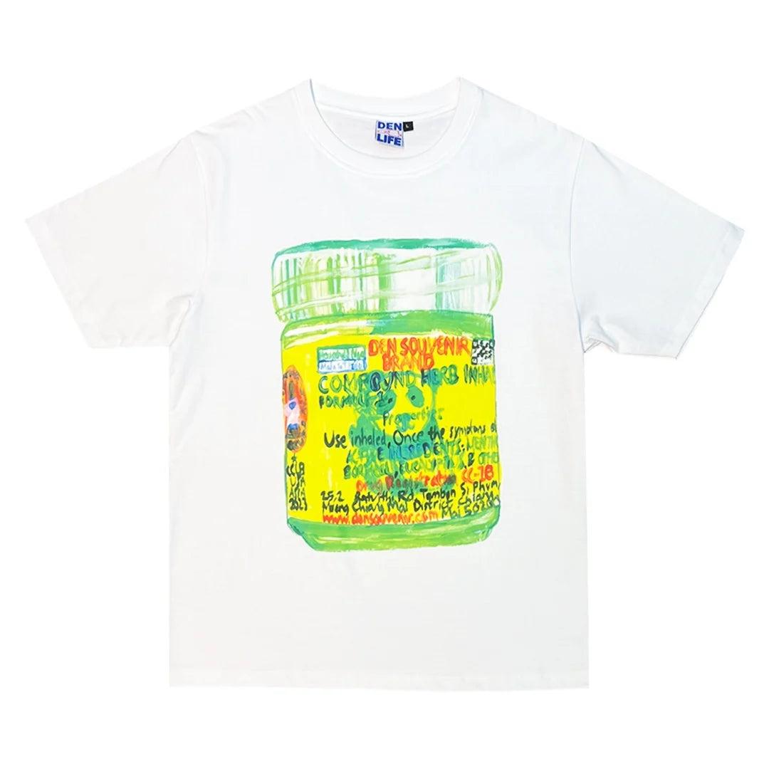 DEN SOUVENIR - Den X Pandasex Yadom S\S T-Shirt - (White) by DEN SOUVENIR