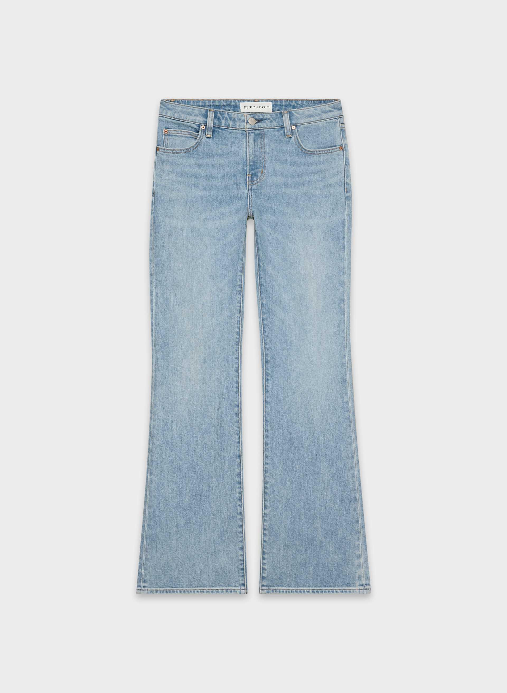 002 SLIM LO-RISE BOOTCUT JEAN by DENIM FORUM