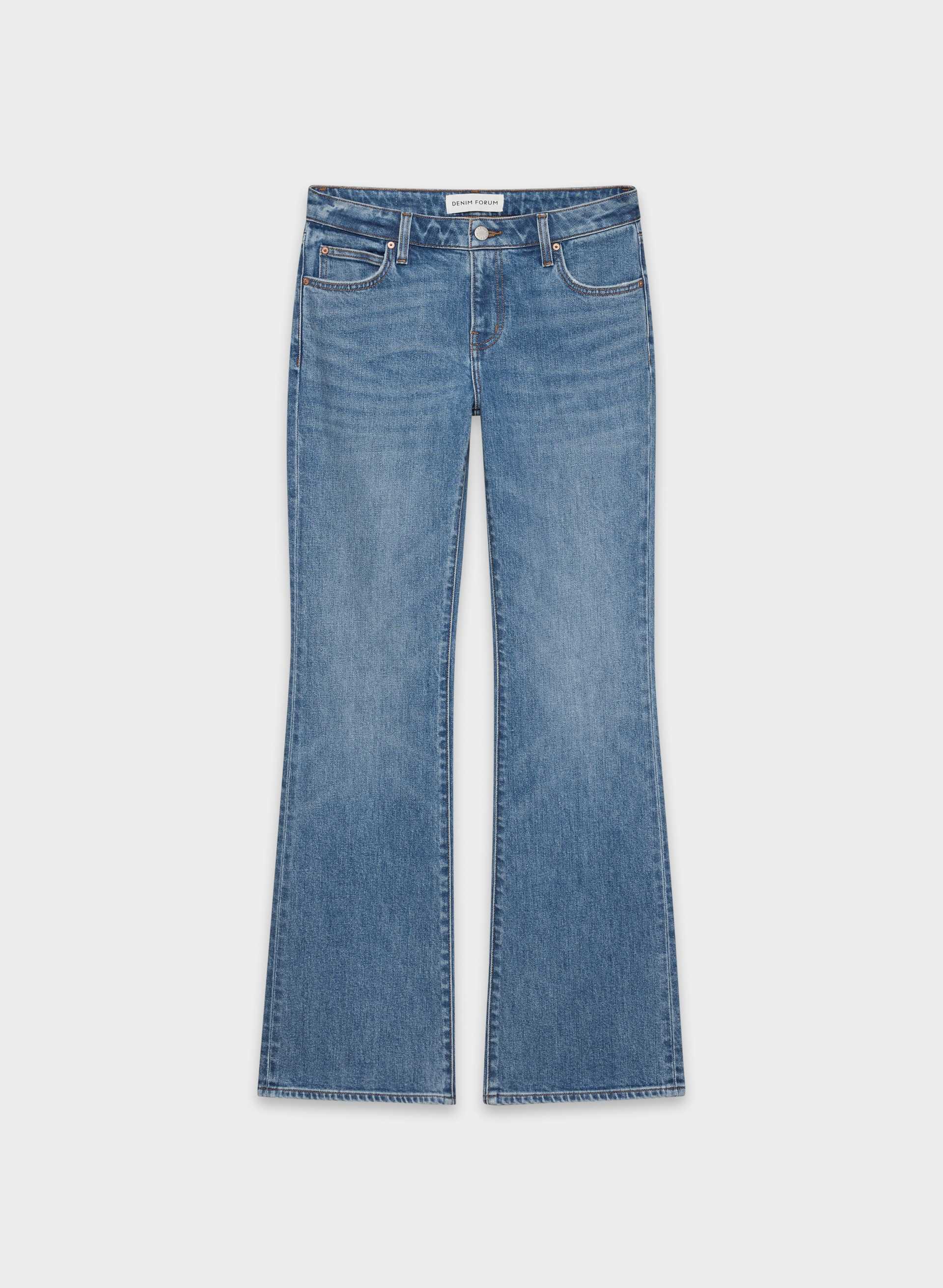 002 SLIM LO-RISE BOOTCUT JEAN by DENIM FORUM