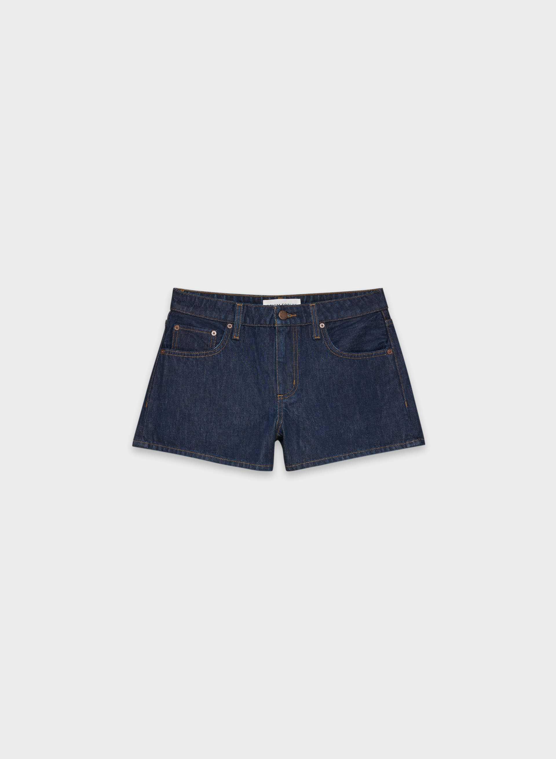 ALYSSA MID-RISE MINI DENIM SHORT by DENIM FORUM