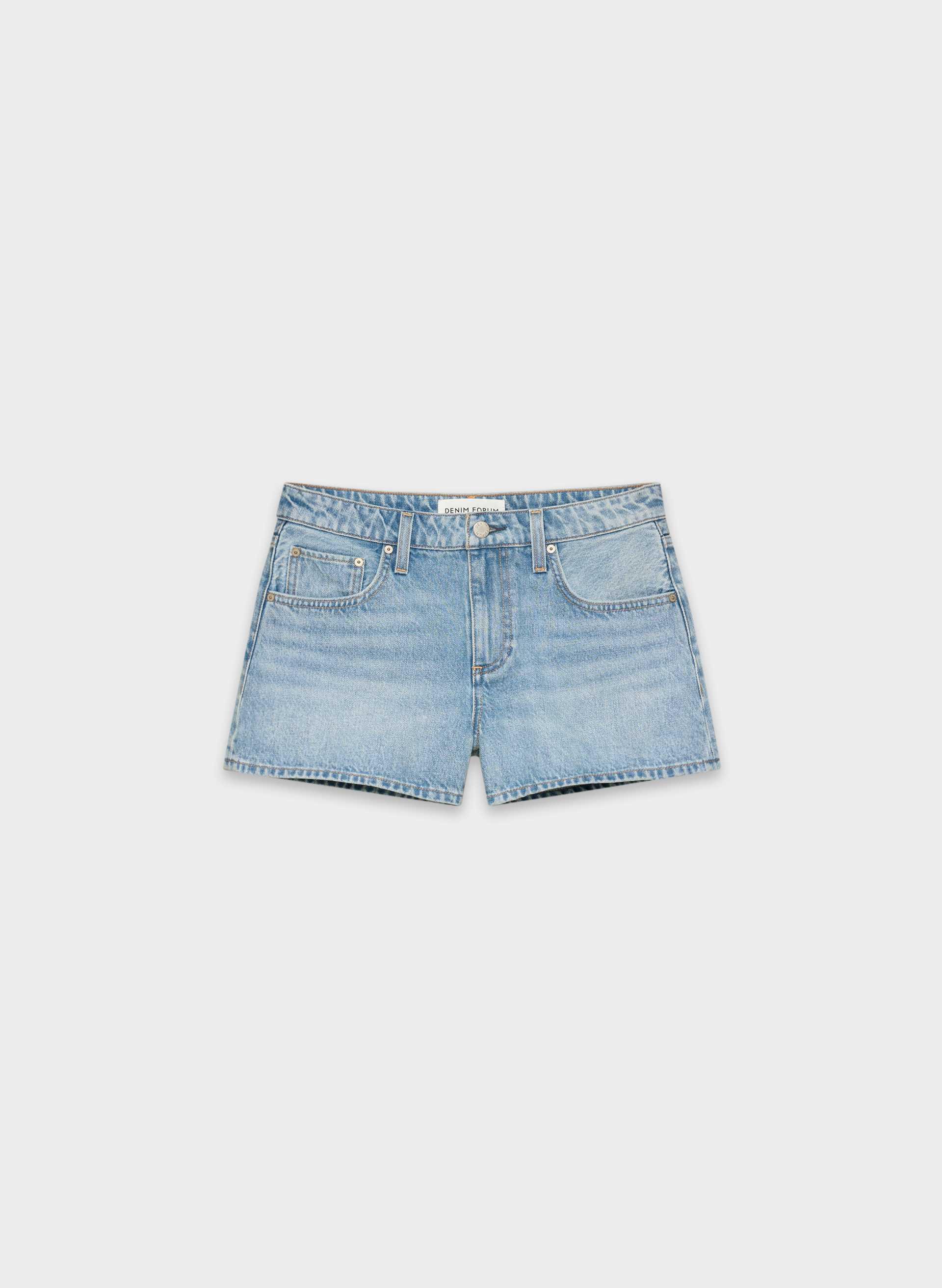 ALYSSA MID-RISE MINI DENIM SHORT by DENIM FORUM
