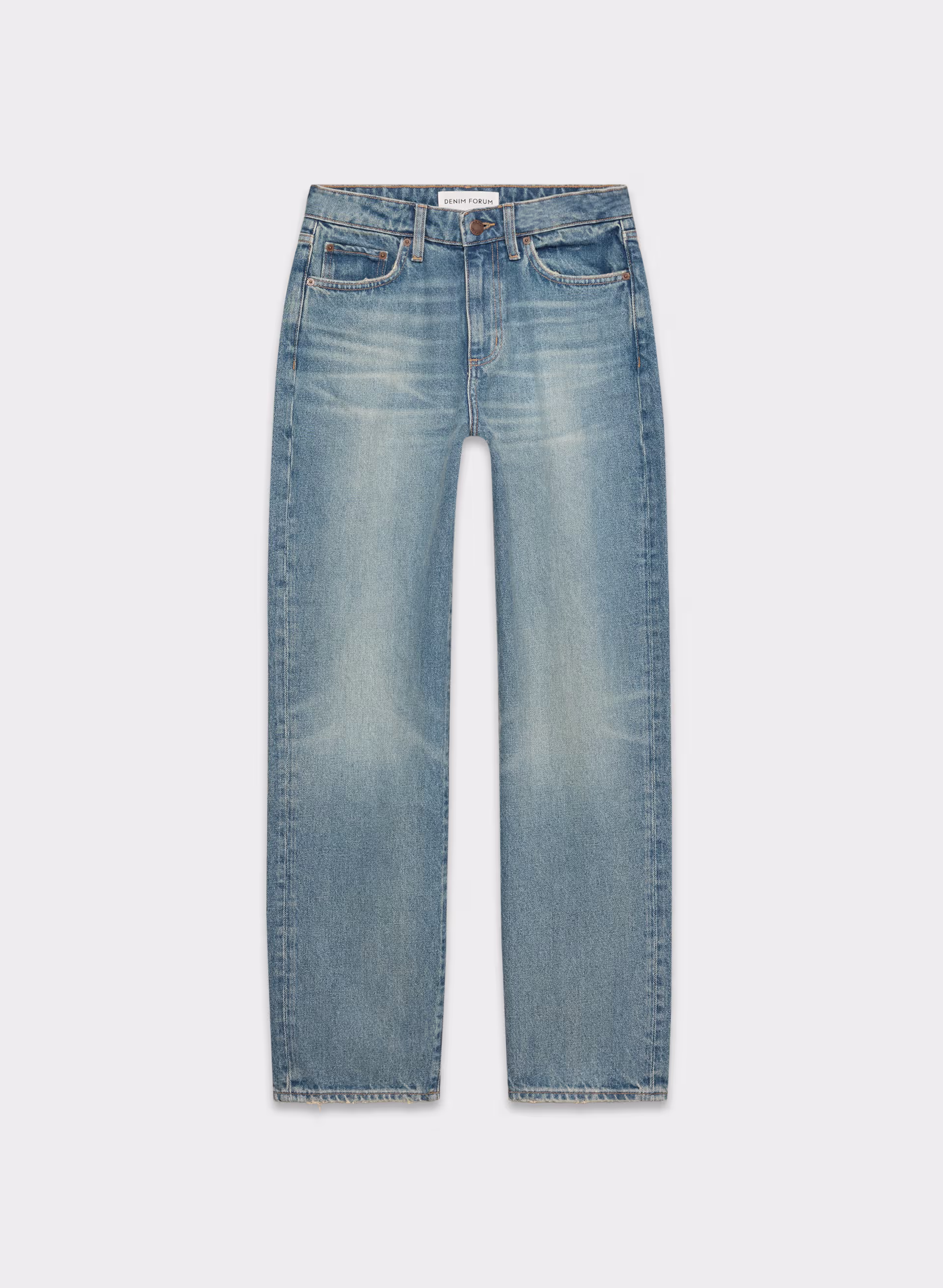 SADIE RELAXED MID-RISE STRAIGHT JEAN by DENIM FORUM