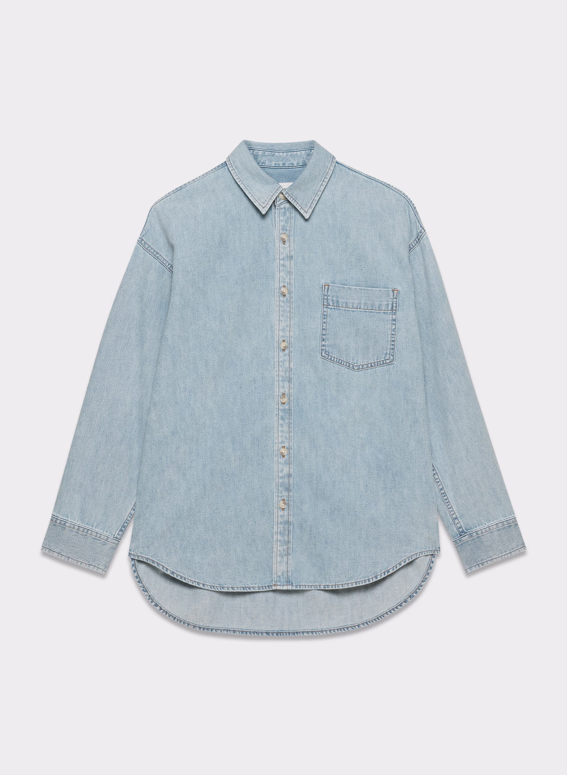 THE '80S COMFY DENIM SHIRT by DENIM FORUM
