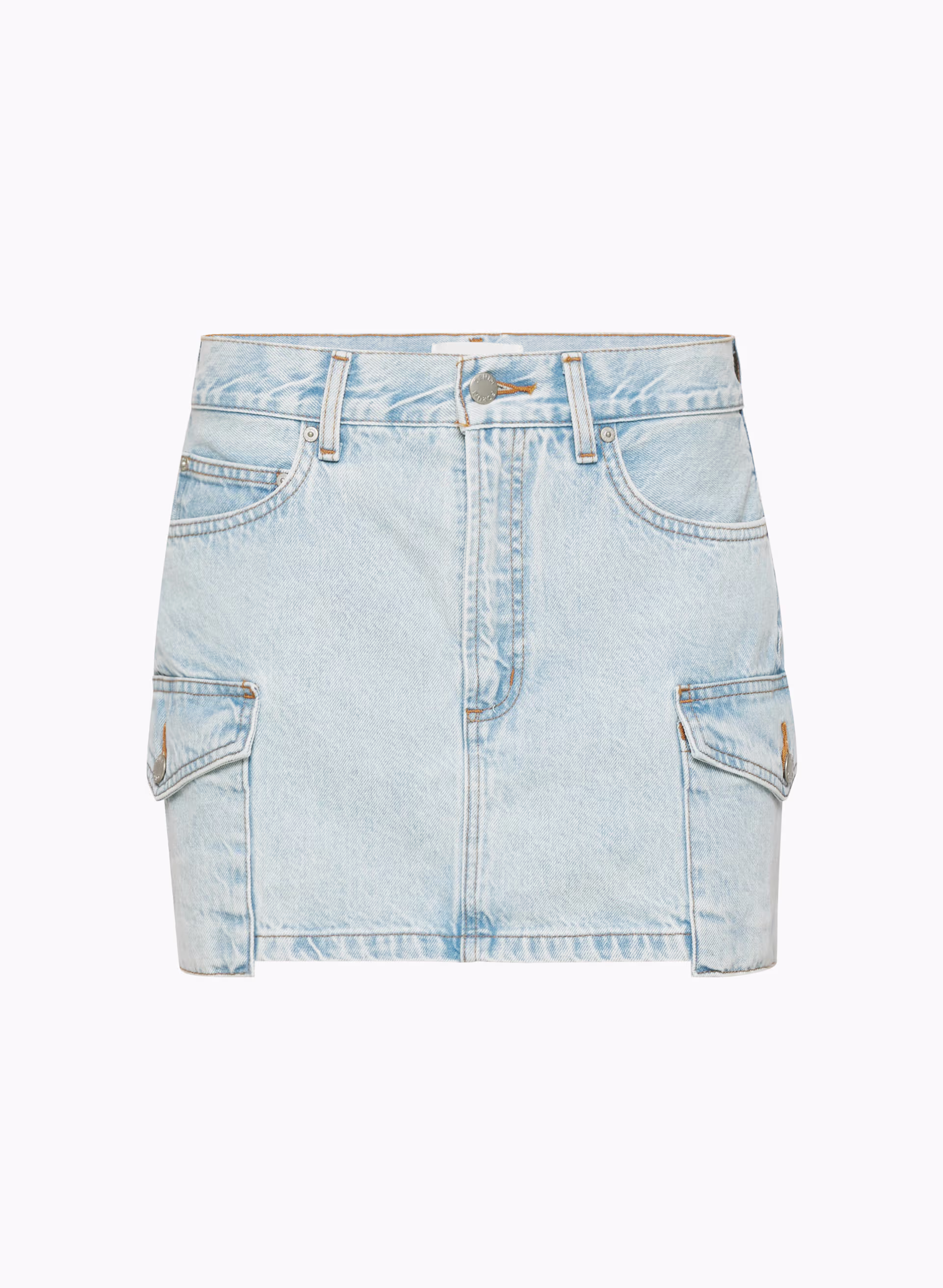 THE '90S CARGO MINI DENIM SKIRT by DENIM FORUM